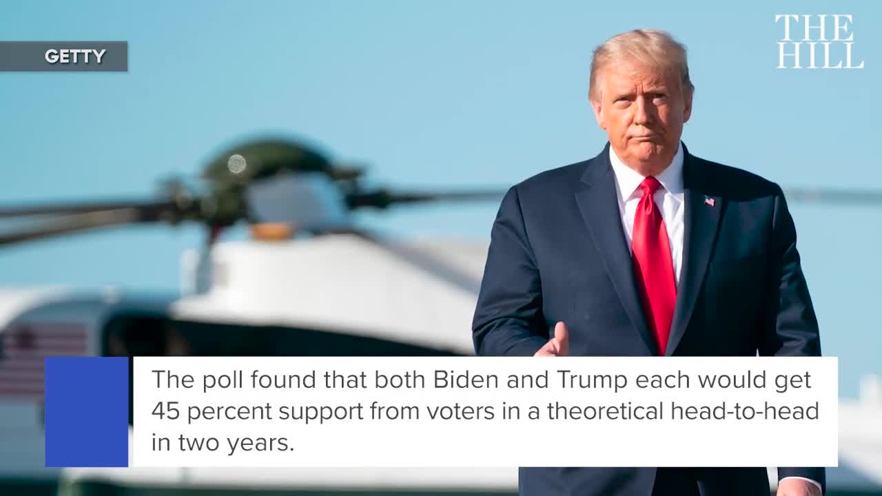 Biden, Trump Tied In Hypothetical 2024 Match-up_ POLL