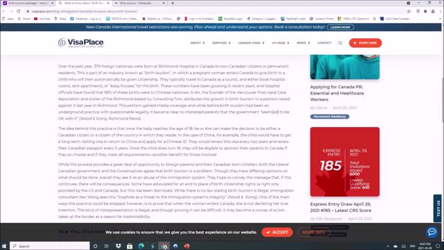 CBC supporting Birth Tourist?