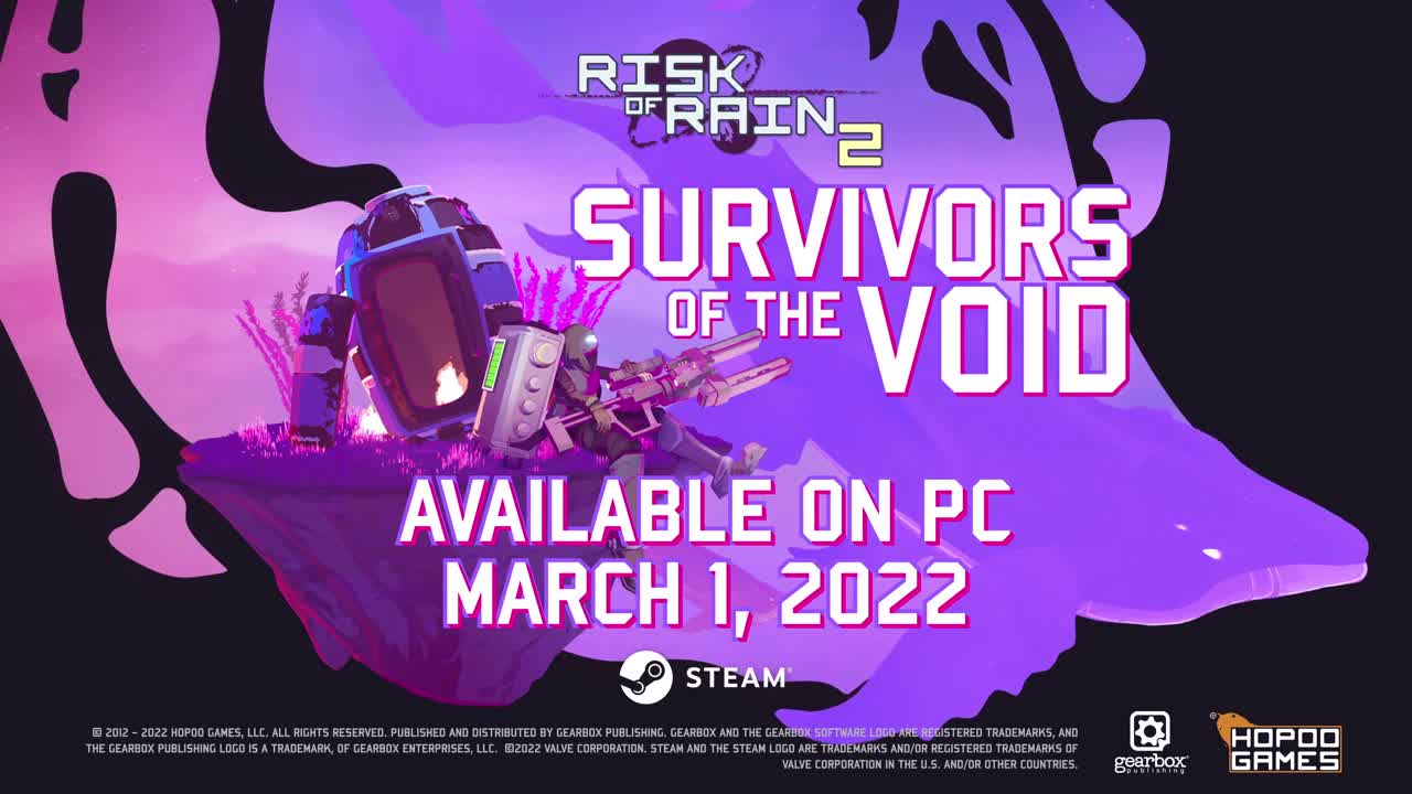 Risk of Rain 2: Survivors of the Void - Official Railgunner Survivor Showcase Trailer