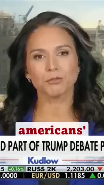 Tulsi opens up on the Trump and Kamala debate.