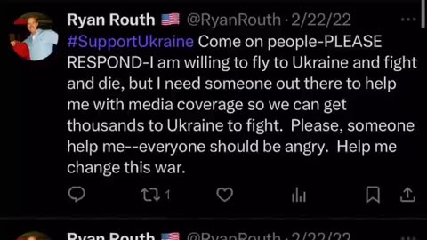 Trump Assassin, Ryan Wesley Routh's Twitter Account