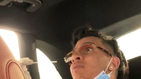 Squirming Friend Struggles with Swab