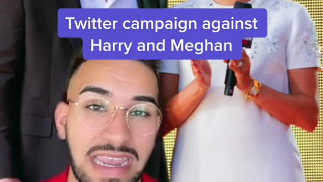 Twitter campaign against Harry and Meghan