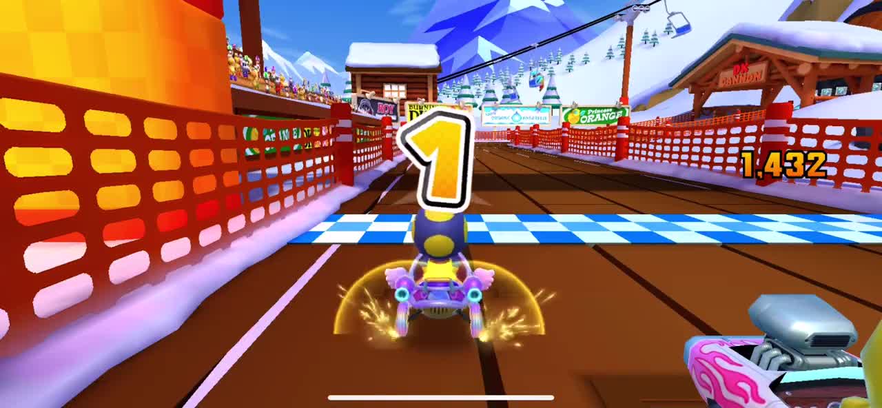 Mario Kart Tour - Penguin Toad Gameplay (Snow Tour Pipe 1 Spotlight Driver)