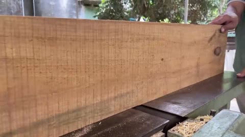 Extremely Ingenious Skills Woodworking Worker __ Making Cross Joints Bed Monolithic Wood Projects