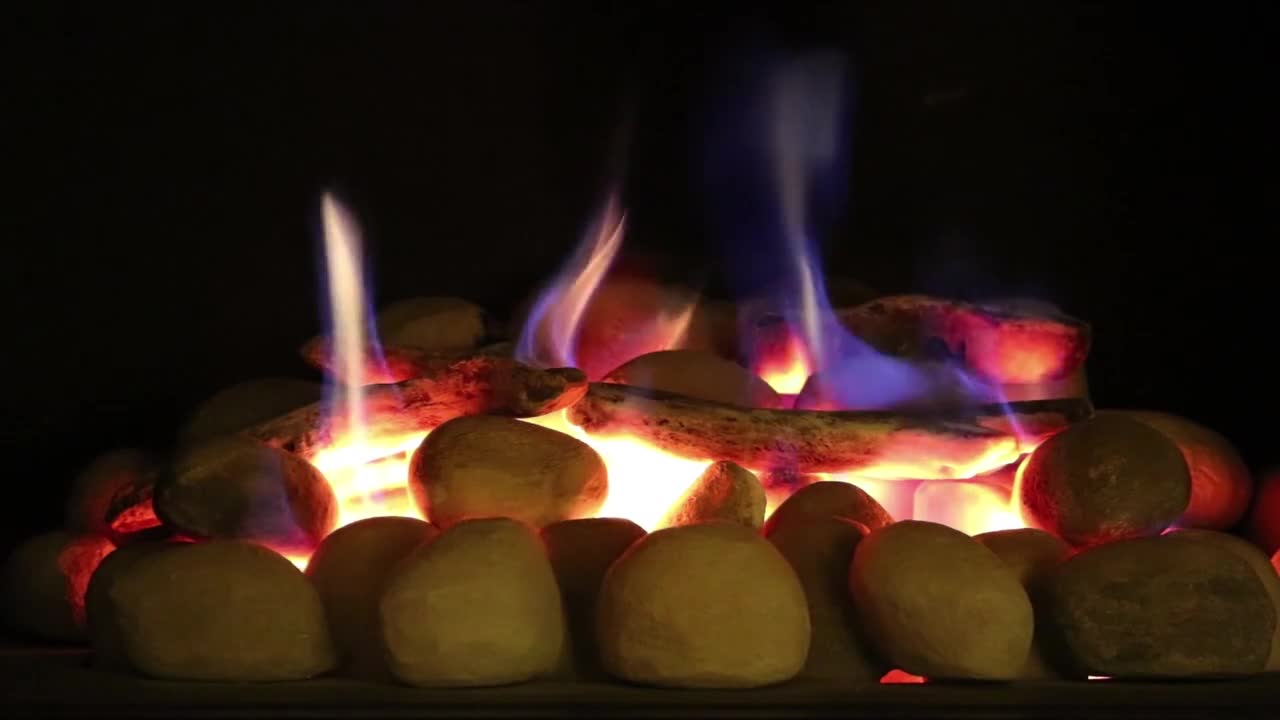 Stone Fireplace