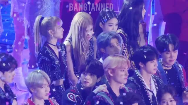 bts and blackpink being awkward af