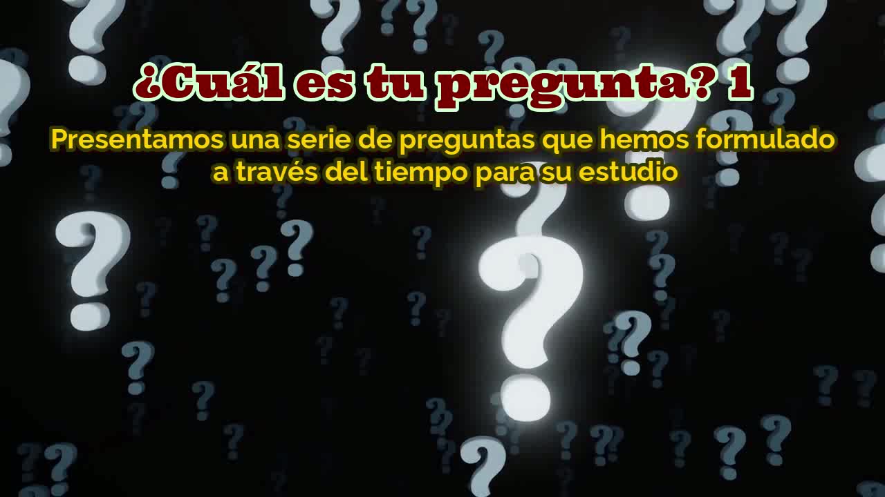 ¿Cuál es tu pregunta? 1