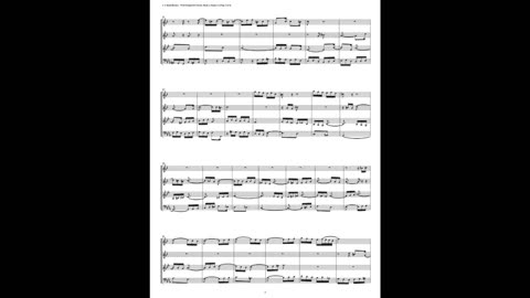 J.S. Bach - Well-Tempered Clavier: Part 2 - Fugue 11 (Brass Quartet)