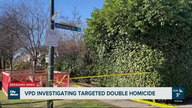 Vancouver police investigating double homicide in city's west side- NEWS OF WORLD