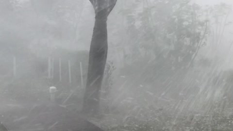 Golf Ball Sized Hail in Brazil