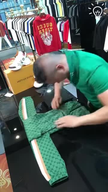 These guys are here to teach us some folding techniques!