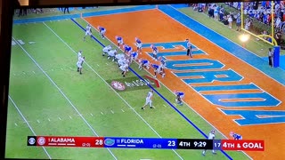 DELAY game made Alabama kick field goal