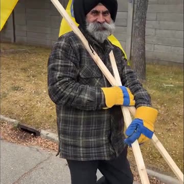 Canadians Sikh Protesting Indian Diplomats for spreading terrorism in Canada