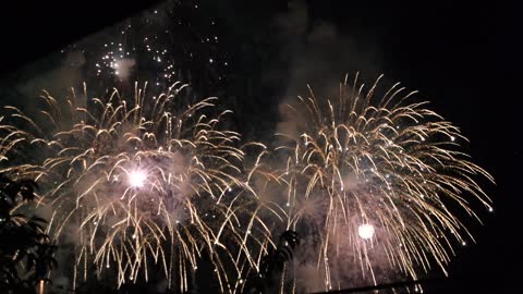 Fireworks in Vancouver, Canada