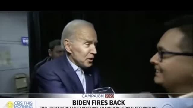Biden Fires Back At The Reporter