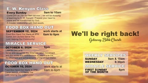 Bible Study With E. W. KENYON Lesson-17 (Gateway Bible Church) 9am