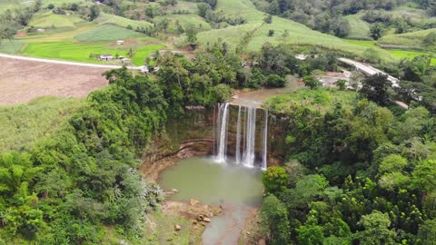 waterfall in the amazon