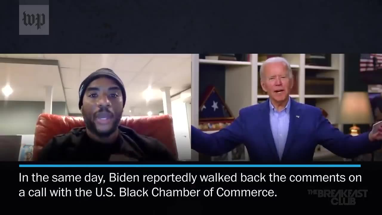 JOE BIDEN SAYS THAT BLACK TRUMP SUPPORTERS ARE NOT BLACK