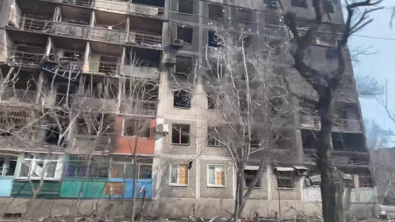 Destruction in Mariupol