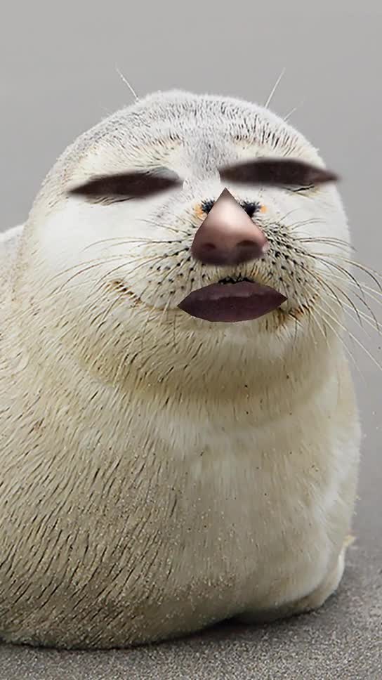 Mi cara de foca es un efecto xdddd