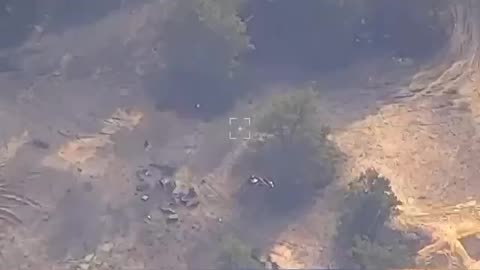Another Angle of the HIMARs Strike on a Russian Training Ground