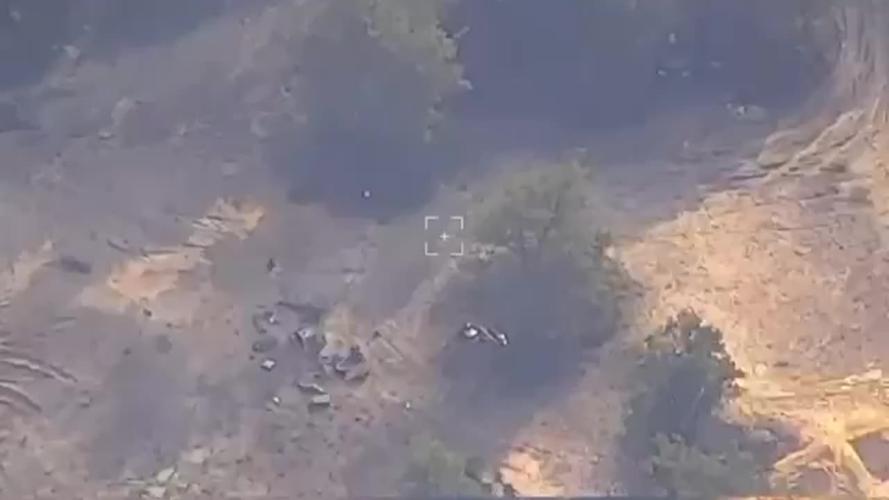 Another Angle of the HIMARs Strike on a Russian Training Ground