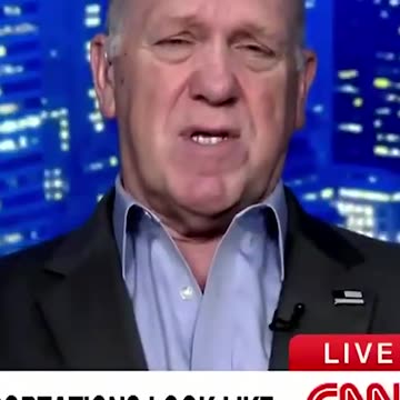 Tom Homan Gives EPIC Response When Asked About Cost Of Mass Deportations