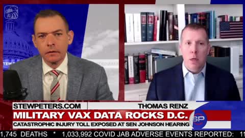 Stew Peters: Military Vax Data Rocks DC: Catastrophic Injury Toll