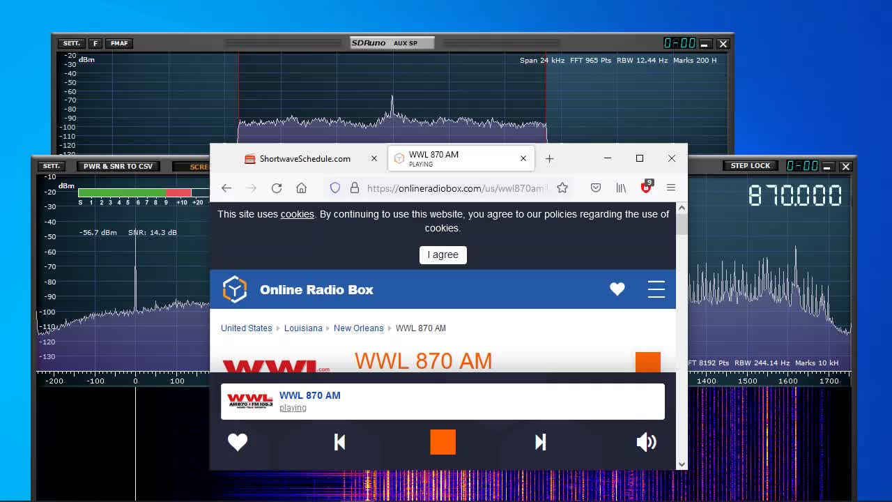 870 AM DX Heard in New Port Richey FL