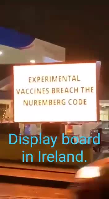 Covid display in Ireland. Heatin UP!