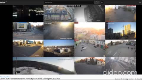 Ukraine Multi Cameras multiple view points | Kyiv Kiev Border Crossing LIVE - No war