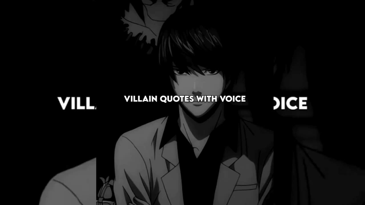 Villain Quotes With Voice | Anime Villains | Anime Quotes #villainquotes #anime