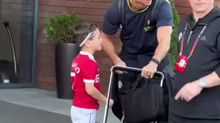 Cristiano Ronaldo's warm heart