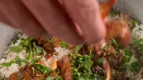 Making Chicken Biryani