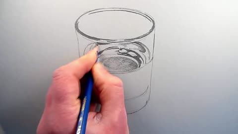 Draw The Shadow Of The Ripple In The Water Cup