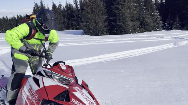 Snowmobiling in Alaska