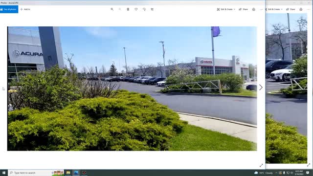 Empty spaces at the car dealerships