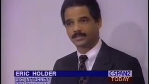 Eric Holder Says People Need to be 'Brainwashed' about owning guns CSPAN (1995)