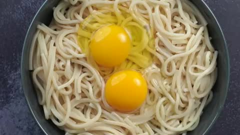 Cook the Spaghetti and Eggs this way the result is amazing and delicious! Toasted