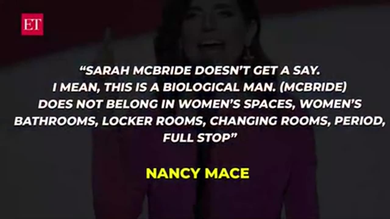 NANCY MACE VS SARAH MᴄBRIDE ⚤ GOP LAWMAKER PROPOSES BAN ON TRANSGENDERS USING DC FEMALE RESTROOMS