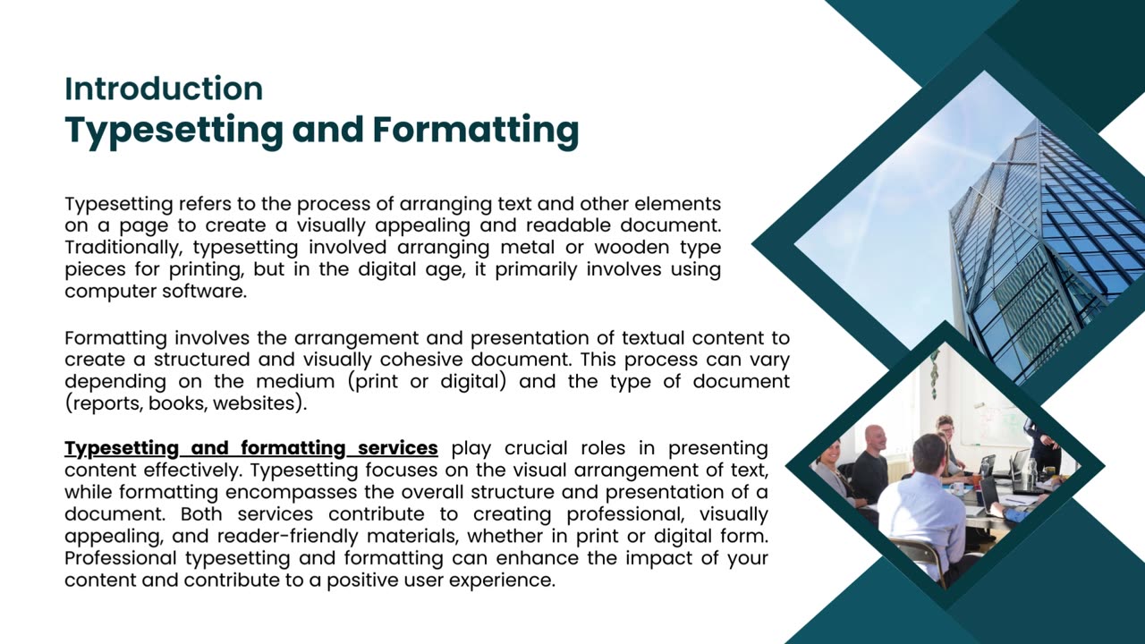 Typesetting and Formatting Services: Enhancing the Presentation of Your Content