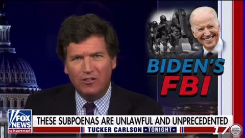 Tucker Carlson has obtained the subpoena sent to multiple Trump allies.