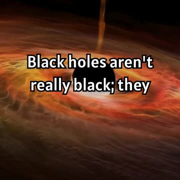 Unveiling the Invisible-Black Holes' Radiant Secrets! #space #blackhole #youtubeshorts #facts #nasa