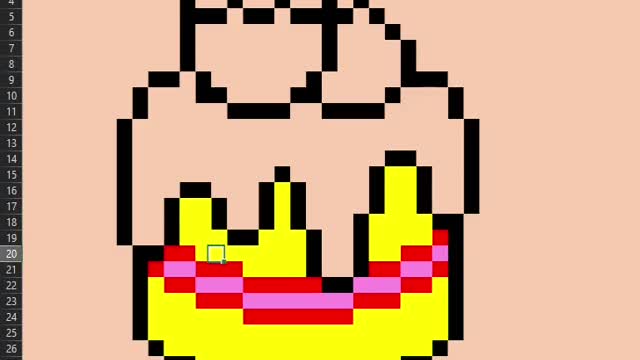 Drawing Cake in Excel