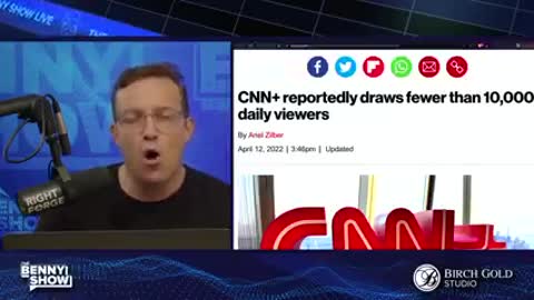 Benny Responds To Having More Viewers Than CNN+ WATCH!