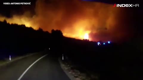 Požar u Orebiću
