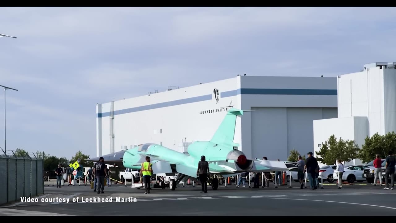 Whoa! Lockheed Martin X-59 finally unveiled in hangar rollout