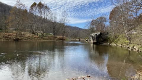 Fishing in the mountains of West Virginia for some big trout