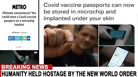 MARK OF THE👹BEAST VACCINE PASSPORT SYSTEM CONFIRMED